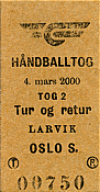 Haandballtog Larvik Oslo s
